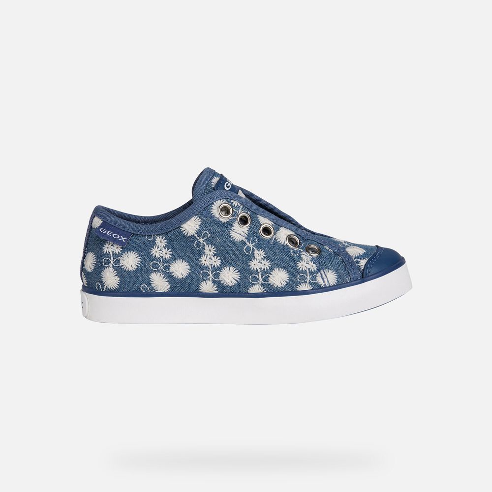 Geox Sneakers Blue Ciak - Geox Girls Shoes - EGRYOW264